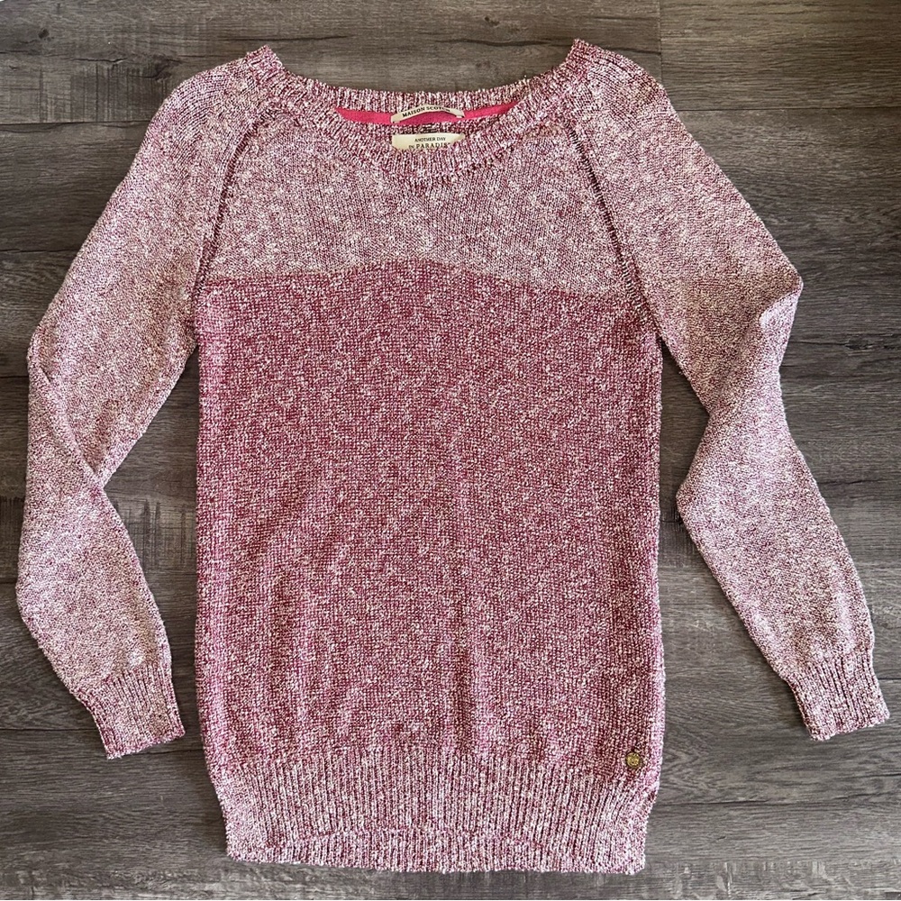 Mason Scotch Crew Neck Sweater Textured Knit
